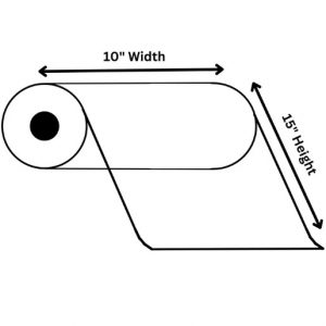 10″ x 15″ Tear-Off Produce Bags .43 mil 875/roll